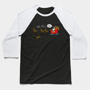 'Oh Great, A Flat' Funny Christmas Tee Baseball T-Shirt